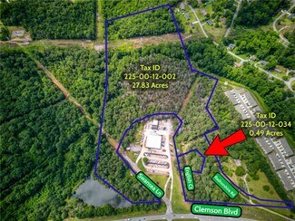 Plus de détails pour Clemson Blvd, Seneca, SC - Terrain à vendre