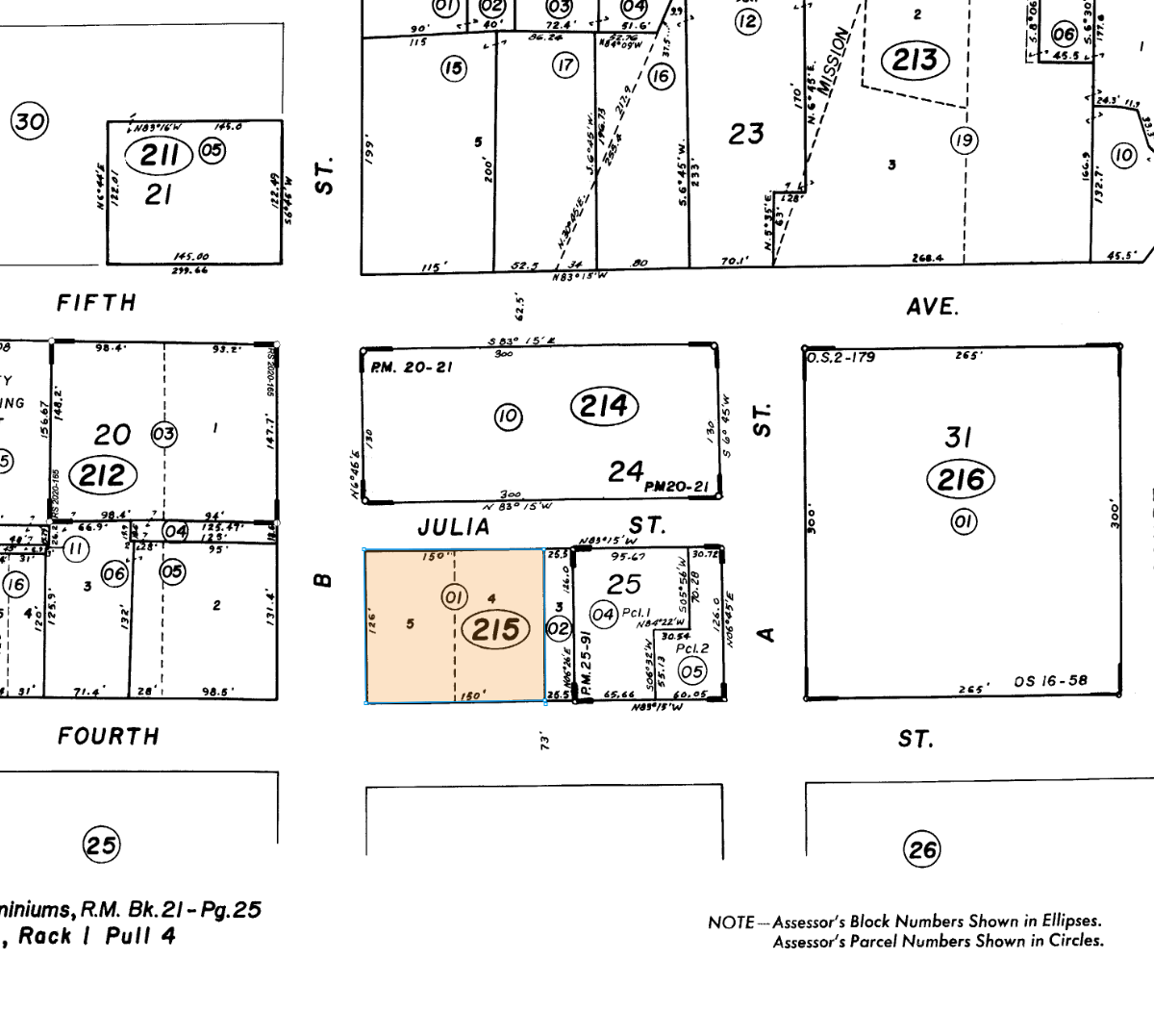 1010-1018 B St, San Rafael, CA à louer Plan cadastral– Image 1 sur 2