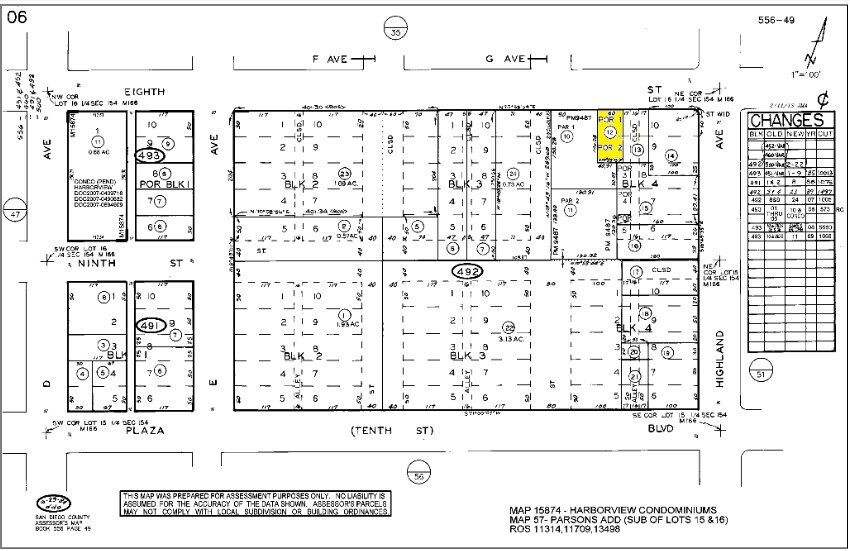 718 E 8th St, National City, CA à vendre - Plan cadastral – Image 2 sur 9