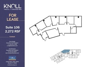 15400 Knoll Trail Dr, Dallas, TX à louer Plan d’étage– Image 1 sur 1