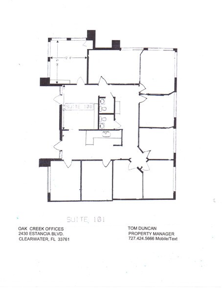 2430 Estancia Blvd, Clearwater, FL à louer - Plan d’étage – Image 3 sur 3