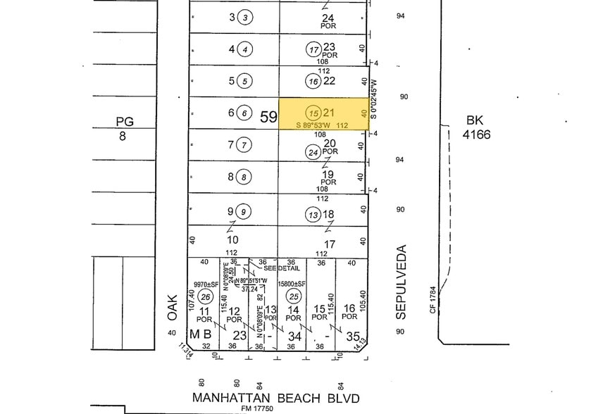 1209 N Sepulveda Blvd, Manhattan Beach, CA à vendre - Plan cadastral – Image 3 sur 9