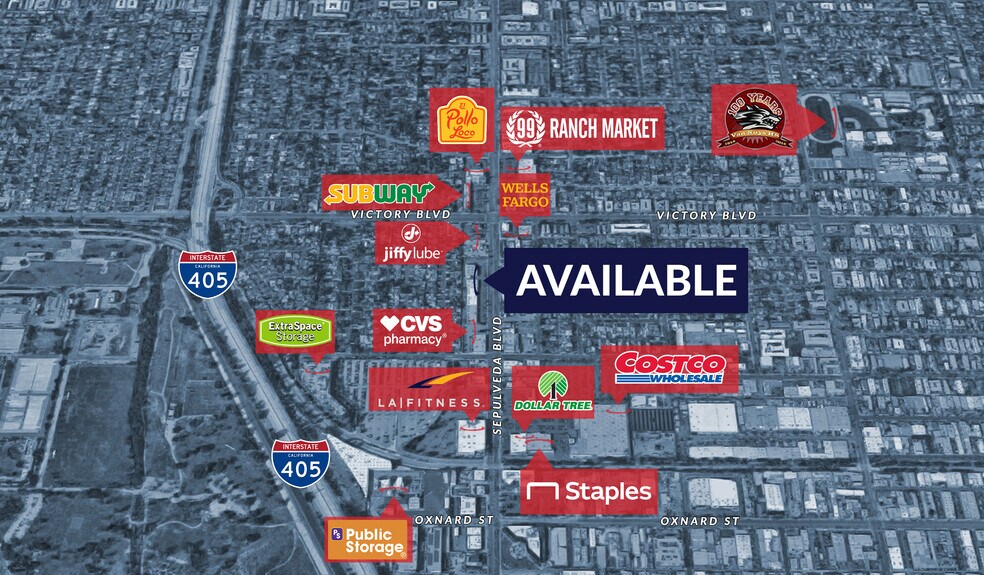 6265 Sepulveda Blvd, Van Nuys, CA à louer - Aérien – Image 2 sur 5