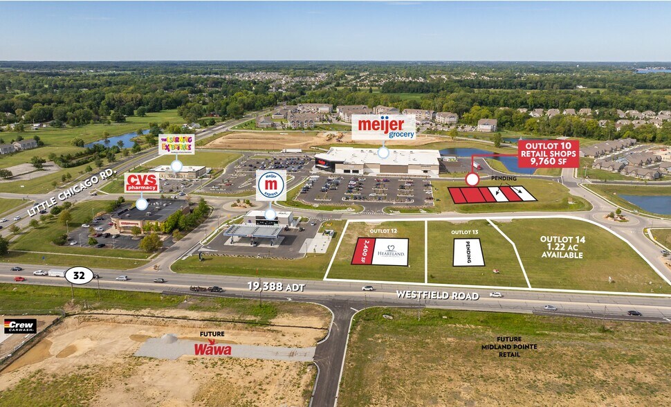 SR 32 & Little Chicago Rd Rd, Noblesville, IN à louer - Plan de site – Image 2 sur 2