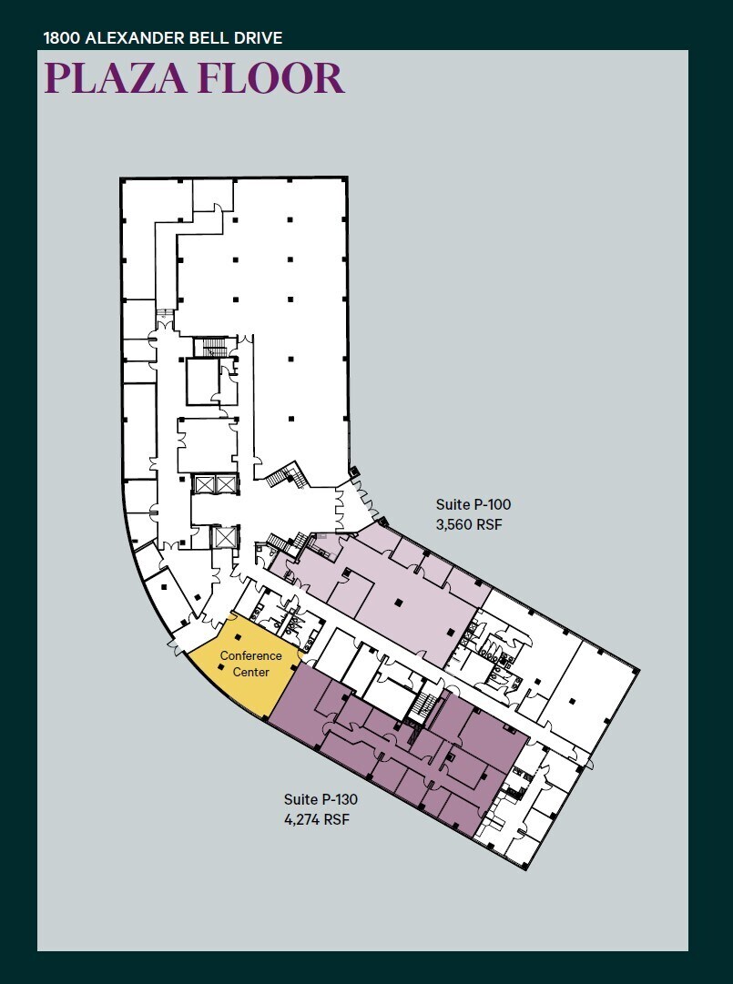 1800 Alexander Bell Dr, Reston, VA à louer Plan d’étage– Image 1 sur 1