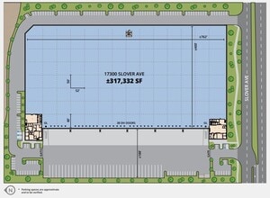 17300 Slover Ave, Fontana, CA à louer Plan de site– Image 1 sur 1