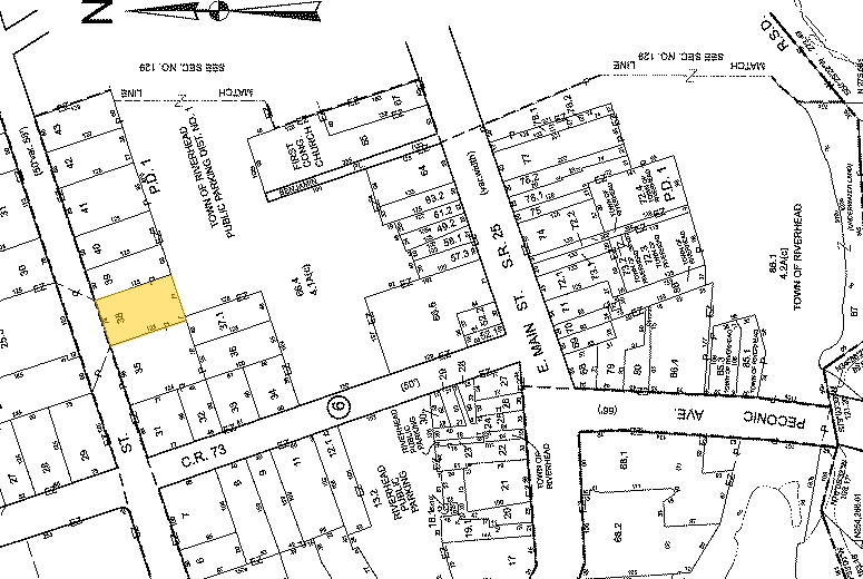 21 E 2nd St, Riverhead, NY à vendre - Plan cadastral – Image 2 sur 9