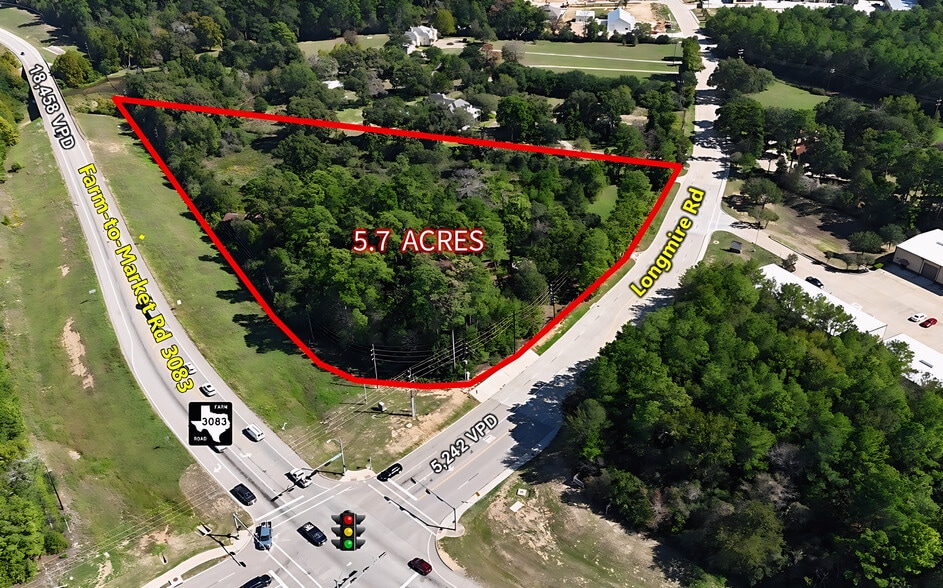 1938 Longmire Rd, Conroe, TX à vendre - Aérien – Image 3 sur 5