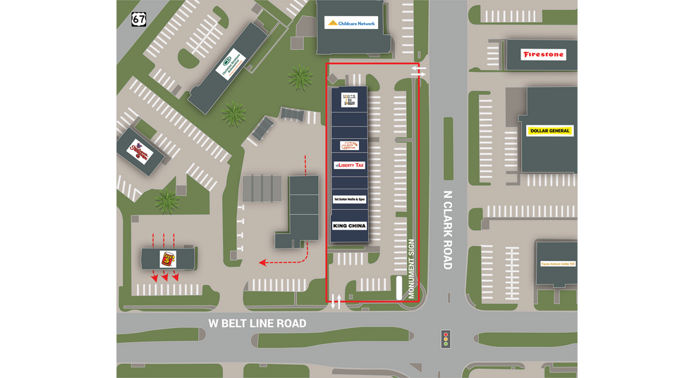 125 N Clark Rd, Cedar Hill, TX à vendre - Photo de l’immeuble – Image 2 sur 8