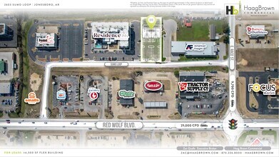 2603 Sumo Loop, Jonesboro, AR - Vue aérienne vue de carte - Image1