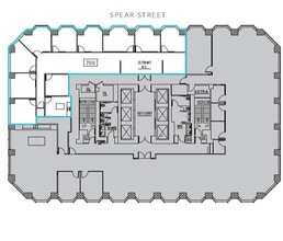 101 Mission St, San Francisco, CA à louer Plan d’étage– Image 1 sur 1