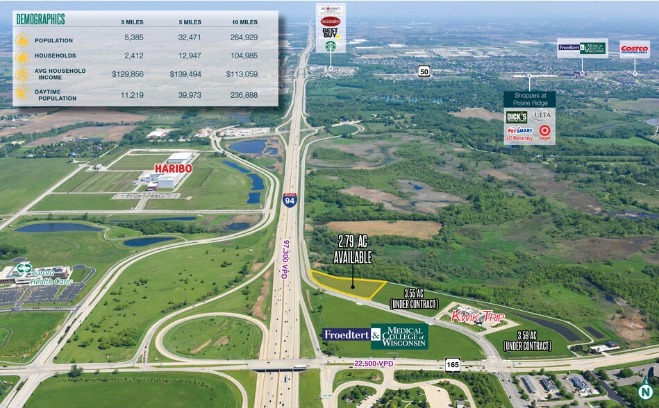 Highway 165, Pleasant Prairie, WI à vendre - Photo de l’immeuble – Image 3 sur 3