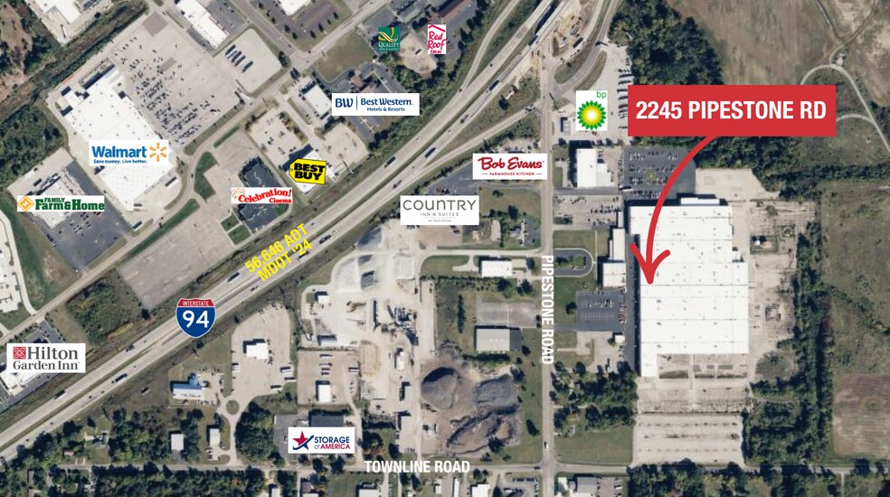 2245 Pipestone Rd, Benton Harbor, MI à louer - Photo de l’immeuble – Image 2 sur 7