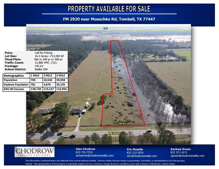 0 WALLER TOMBALL Rd, Hockley, TX à vendre - Photo de l’immeuble – Image 2 sur 11