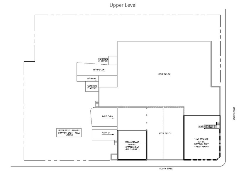 530-532 Grant St, Akron, OH à vendre - Plan d’étage – Image 2 sur 4