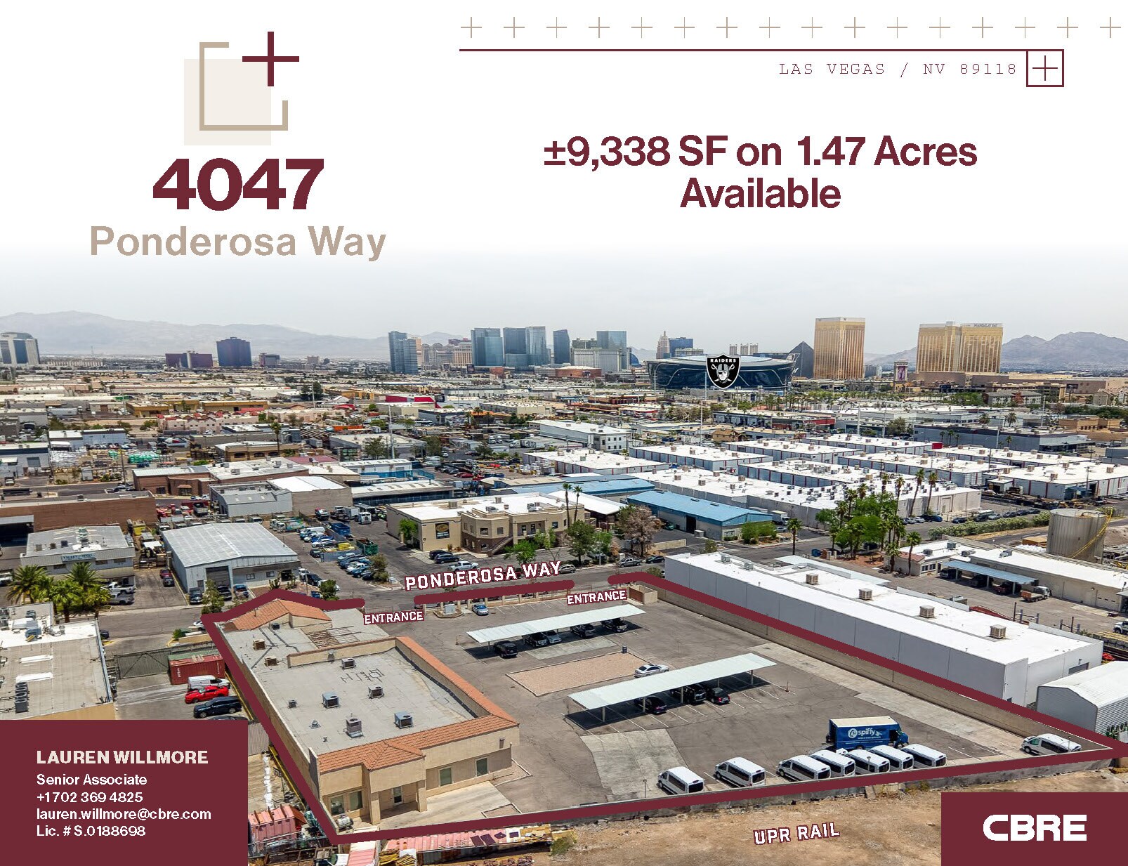 4047 Ponderosa Way, Las Vegas, NV à louer Aérien– Image 1 sur 15