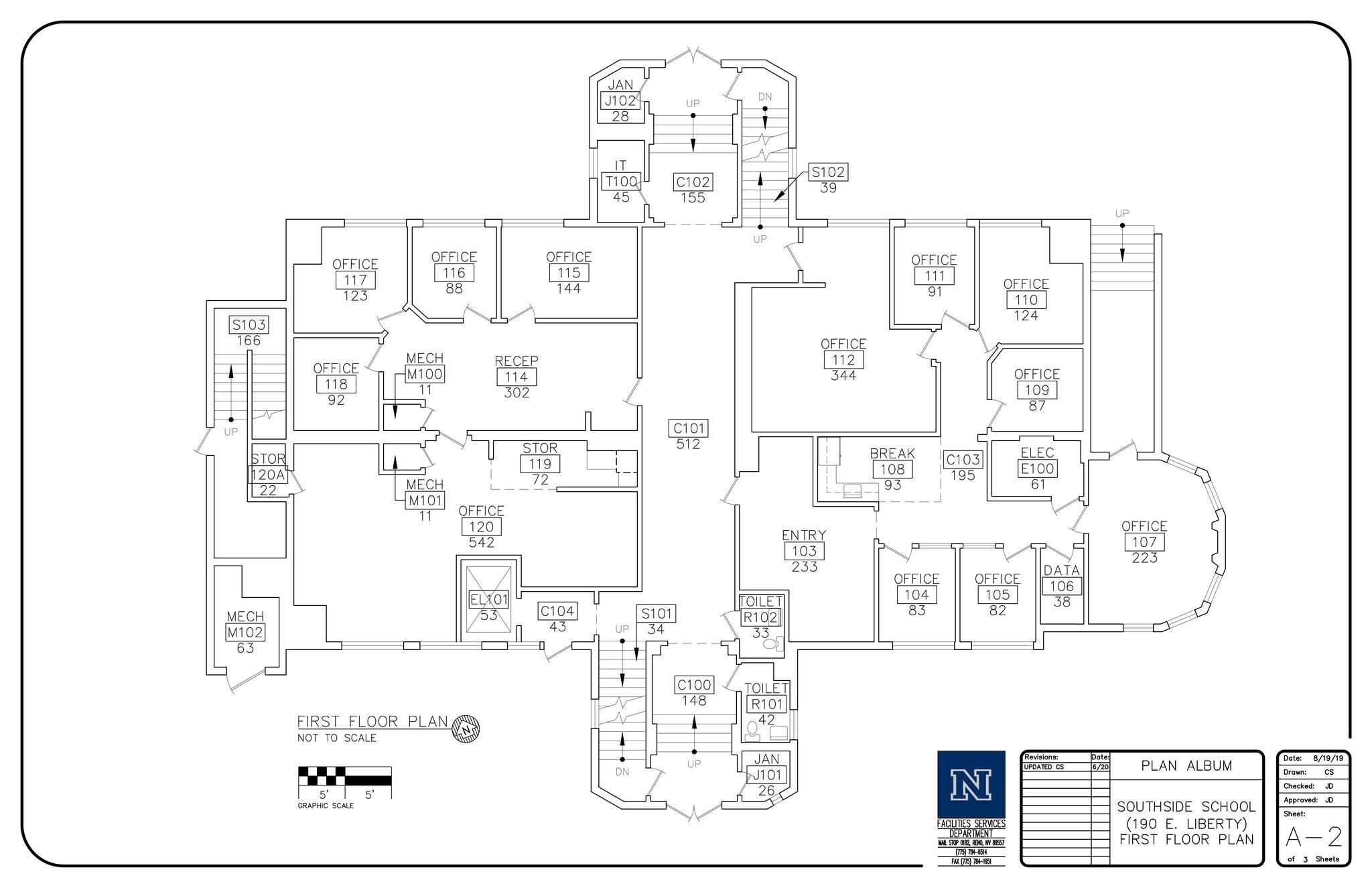 190 E Liberty St, Reno, NV à louer Plan de site– Image 1 sur 1