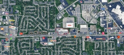 5318-5444 W 38th St, Indianapolis, IN - Vue aérienne vue de carte