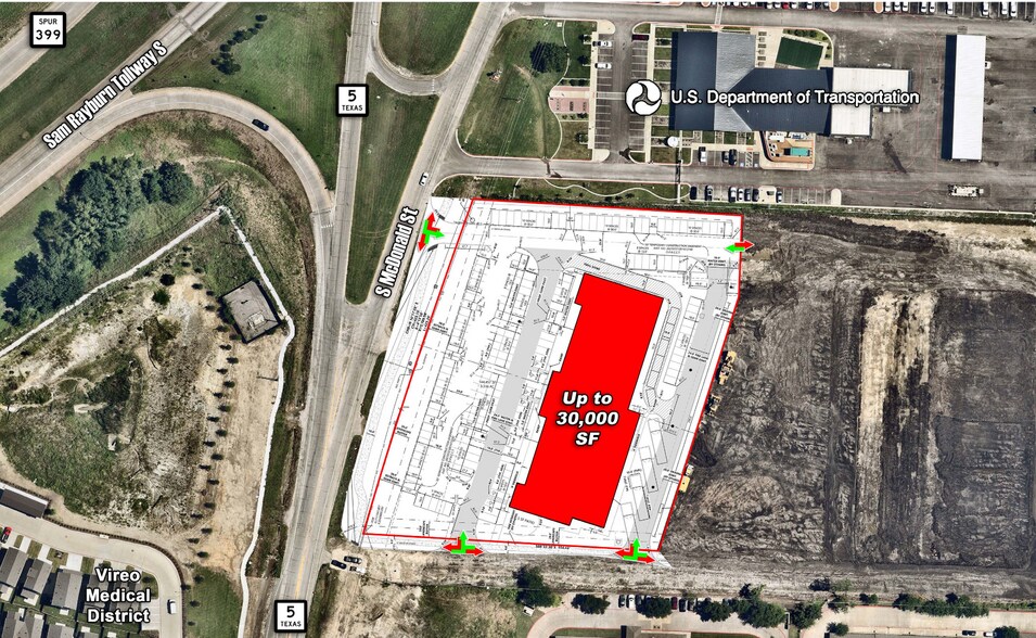 2211 State Highway 5, McKinney, TX à louer - Plan de site – Image 2 sur 2