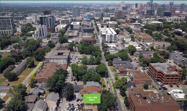 1105 17th Ave S, Nashville, TN - Vue aérienne vue de carte