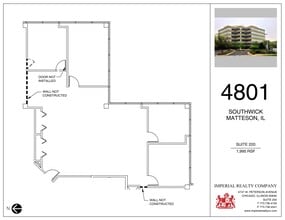 4801 Southwick Dr, Matteson, IL à louer Plan de site– Image 1 sur 1