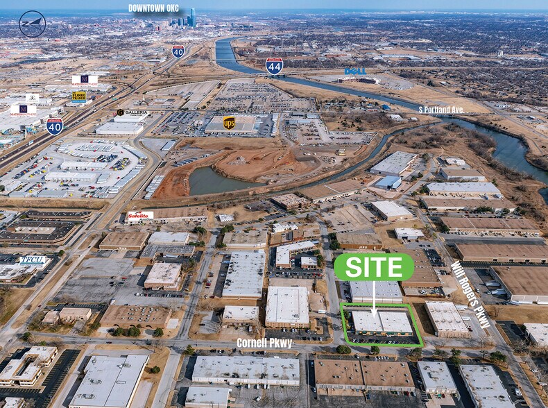 1300 Cornell Pky, Oklahoma City, OK à louer - Aérien – Image 2 sur 2