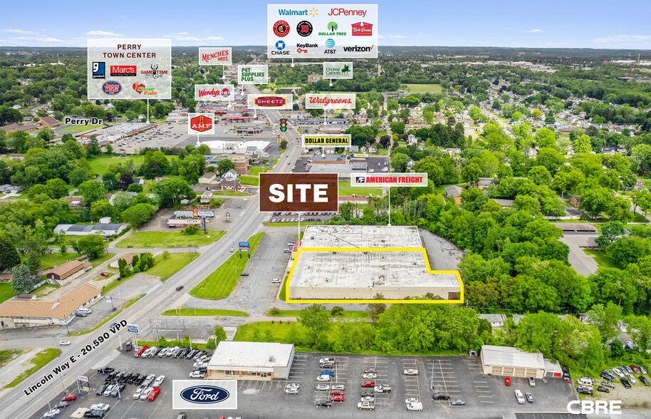 4335-4345 Lincoln Way E, Massillon, OH à louer - Photo de l’immeuble – Image 3 sur 7