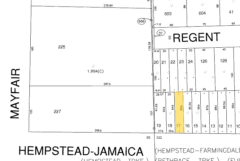180-186 Hempstead Tpke, West Hempstead, NY à vendre - Plan cadastral – Image 3 sur 3