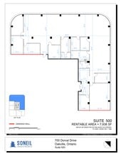 700 Dorval Dr, Oakville, ON à louer Plan de site– Image 1 sur 11