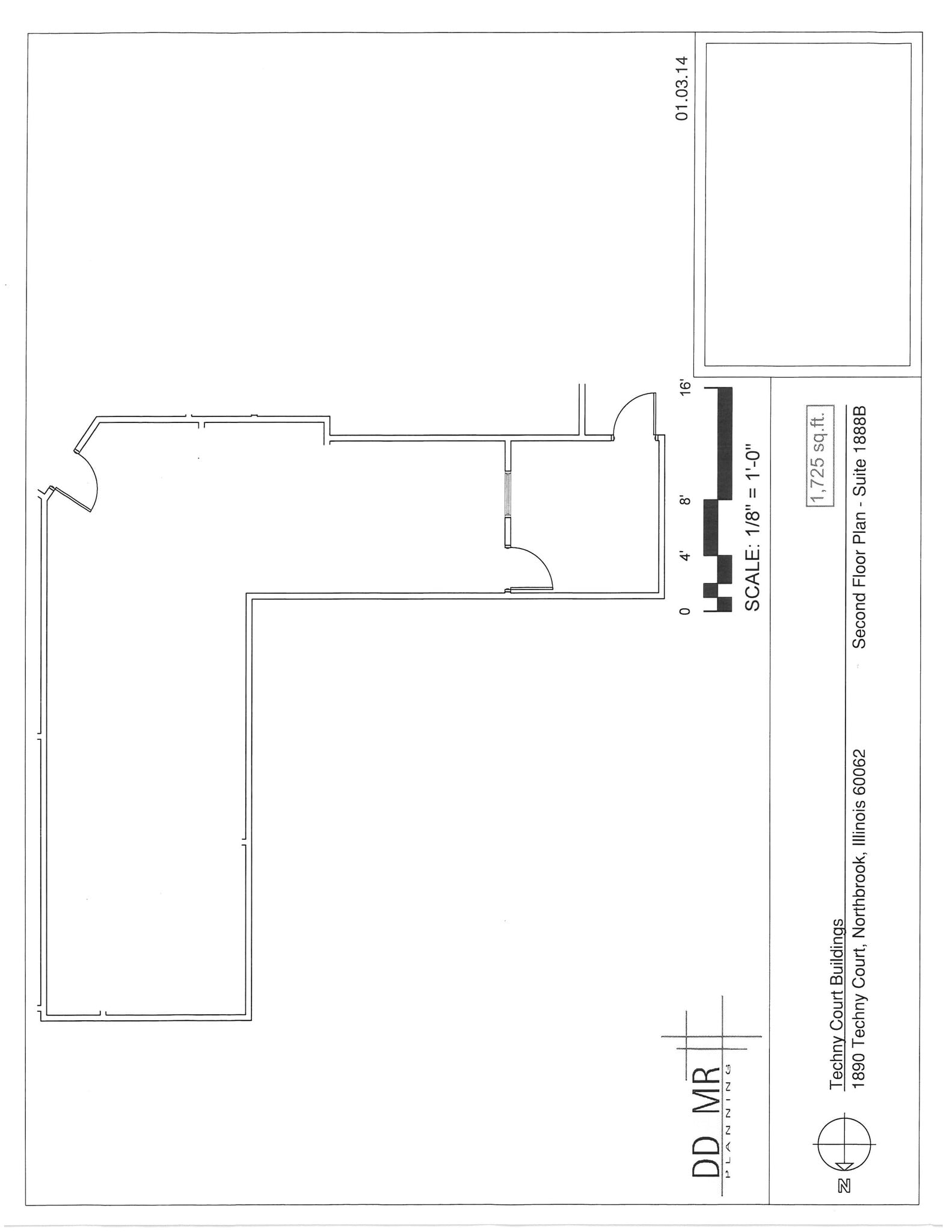 1828-1892 Techny Ct, Northbrook, IL à louer Plan d’étage– Image 1 sur 1