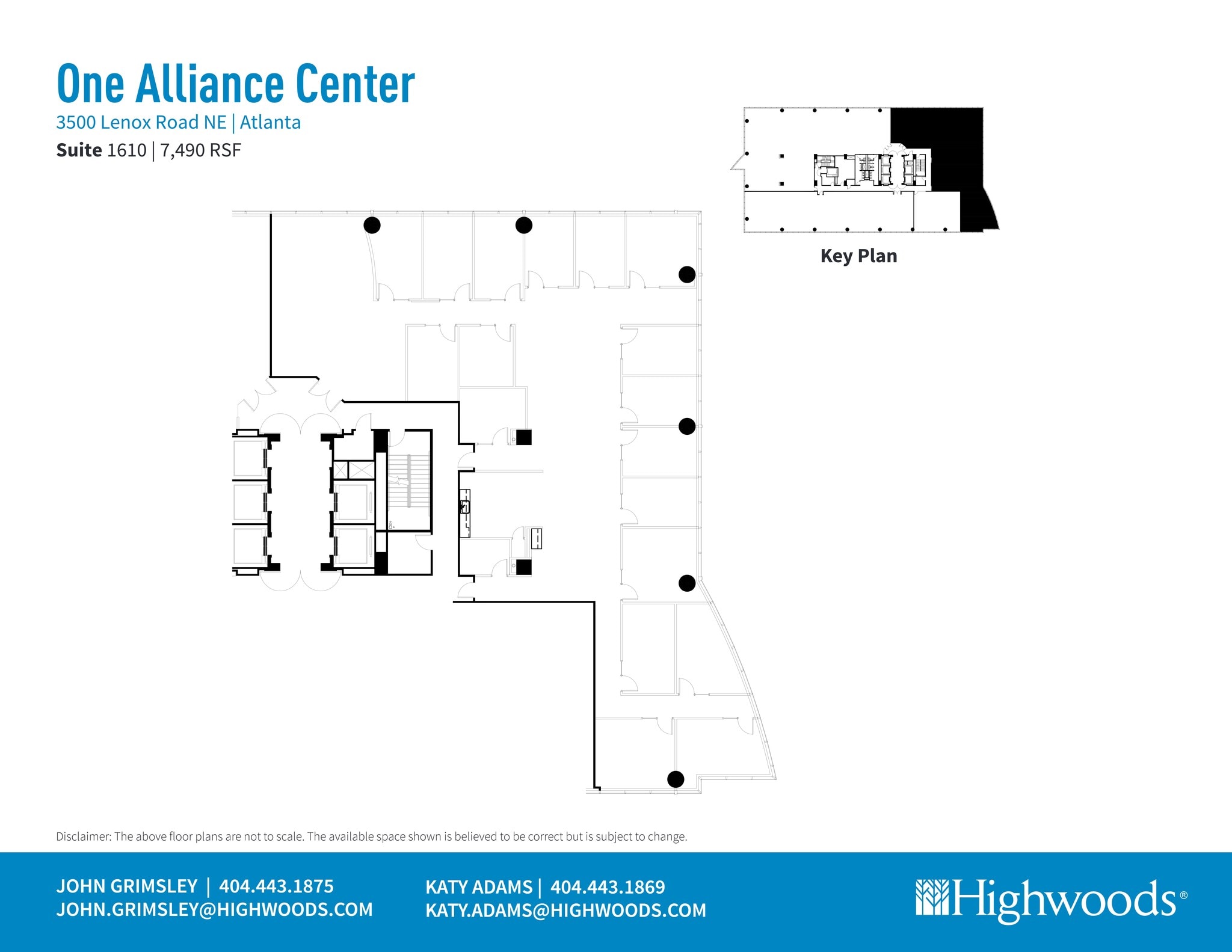 3500 Lenox Rd NE, Atlanta, GA à louer Plan de site– Image 1 sur 1