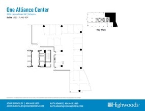 3500 Lenox Rd NE, Atlanta, GA à louer Plan de site– Image 1 sur 1