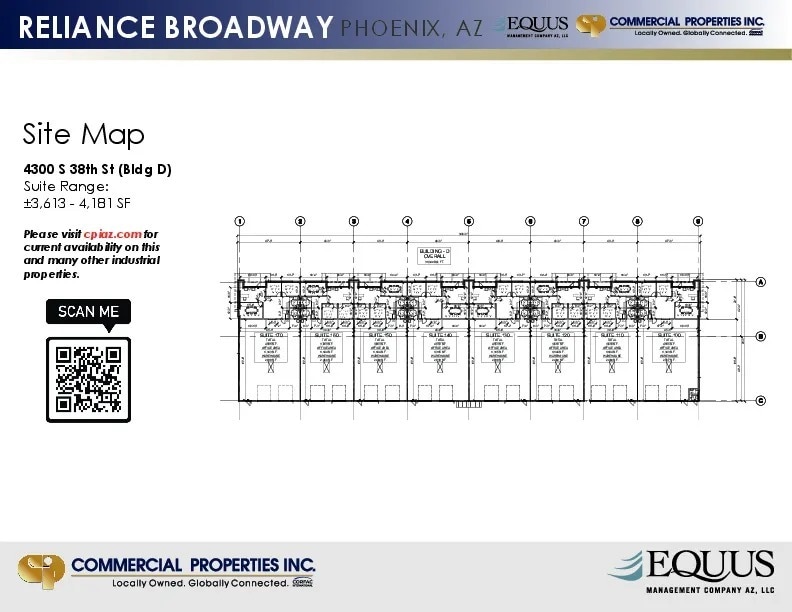 4141 N 36th St, Phoenix, AZ à louer Plan de site– Image 1 sur 1