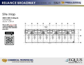 4141 N 36th St, Phoenix, AZ à louer Plan de site– Image 1 sur 1