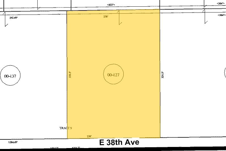 6363 E 38th Ave, Denver, CO à louer - Plan cadastral – Image 3 sur 10