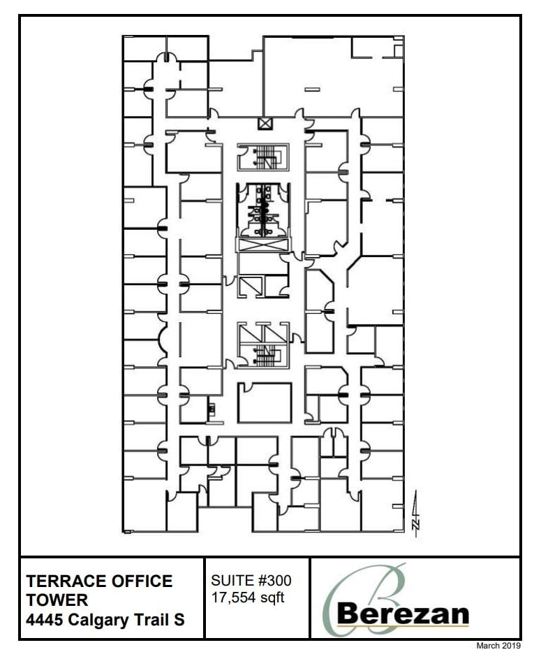 4445 Calgary Trl, Edmonton, AB à louer Plan d’étage– Image 1 sur 1