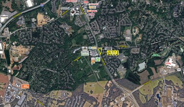 Weddington Rd & George W. Liles Pkwy Pkwy, Concord, NC - Vue aérienne  vue de carte - Image1