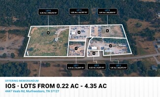 Plus de détails pour 4447 Veals Rd, Murfreesboro, TN - Terrain à louer