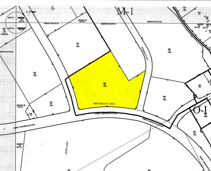 6525-6529 Jimmy Carter Blvd, Norcross, GA à louer - Plan cadastral – Image 2 sur 5
