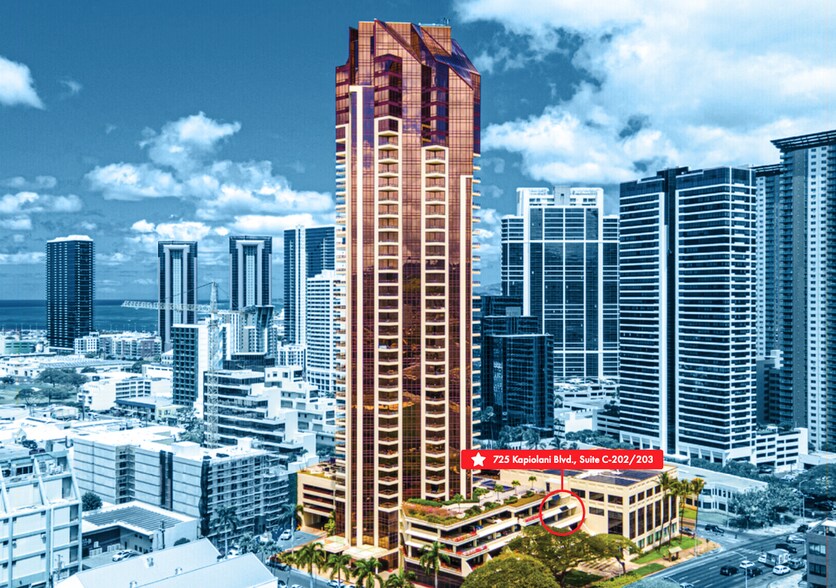 725 Kapiolani Blvd, Honolulu, HI à vendre - Photo de l’immeuble – Image 1 sur 12