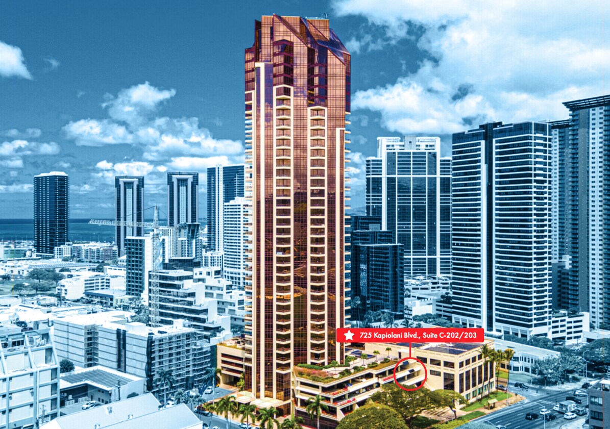 725 Kapiolani Blvd, Honolulu, HI à vendre Photo de l’immeuble– Image 1 sur 13