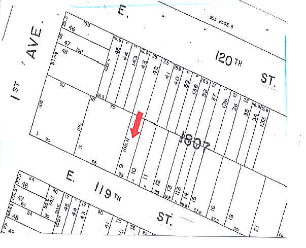 413-415 E 119th St, New York, NY à louer - Plan cadastral – Image 3 sur 16