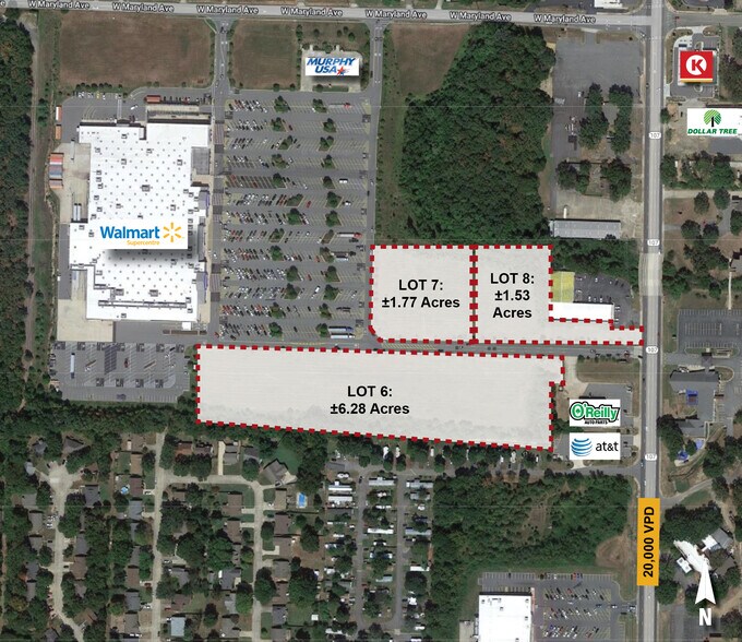 W. Maryland Ave & Hwy 107, Sherwood, AR à vendre - Photo de l’immeuble – Image 1 sur 2