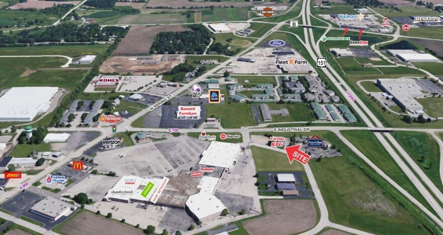 203 Industrial Dr E, Beaver Dam, WI à louer - Aérien – Image 3 sur 4