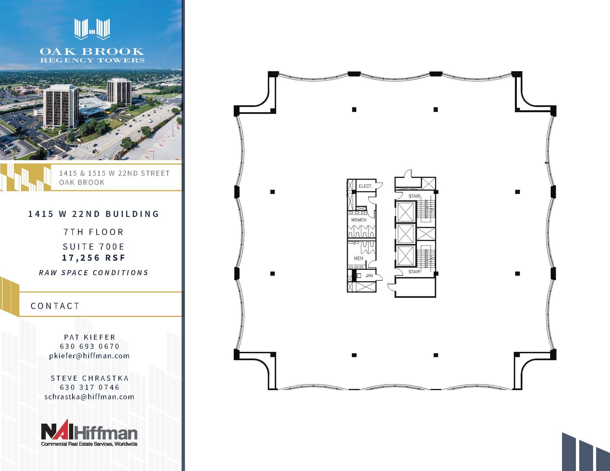 1415 W 22nd St, Oak Brook, IL à louer Plan d’étage– Image 1 sur 1