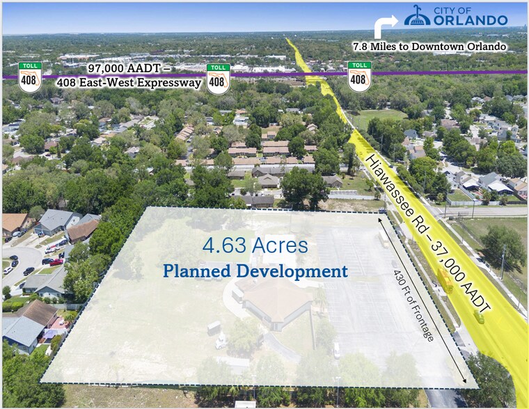 10 N Hiawassee Rd, Orlando, FL à vendre - Aérien – Image 2 sur 3