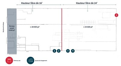 600-650 Boul Lebeau, Montréal, QC à louer Photo intérieure– Image 2 sur 13