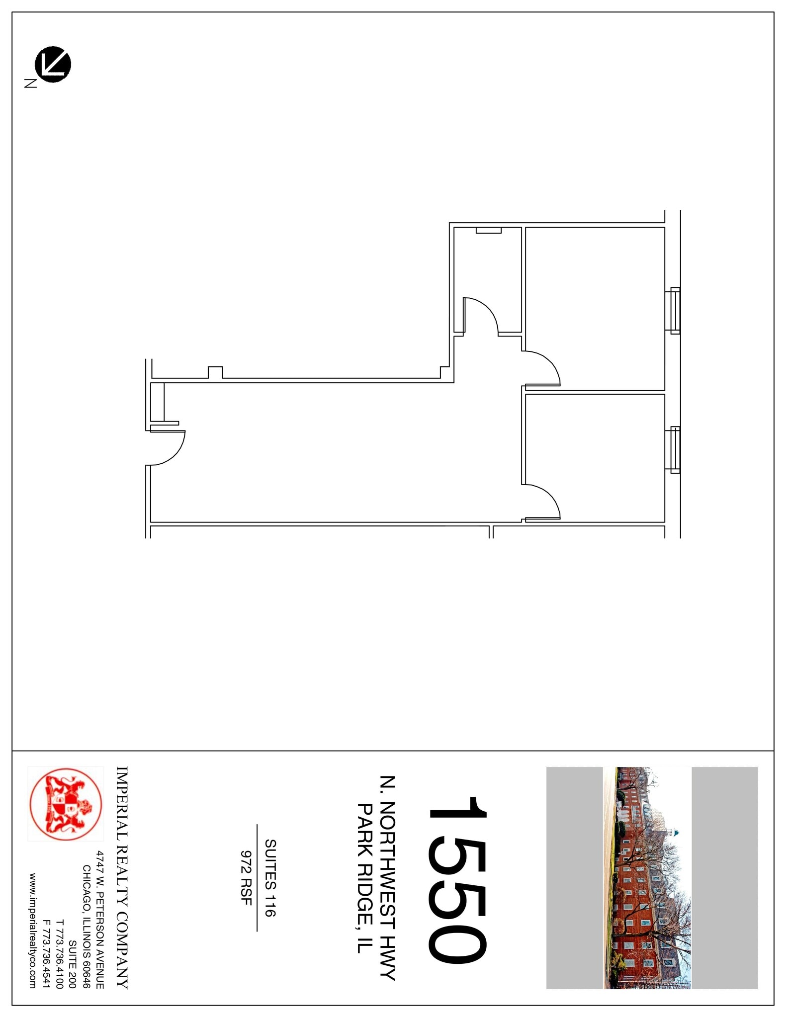 1550 N Northwest Hwy, Park Ridge, IL à louer Plan de site– Image 1 sur 1