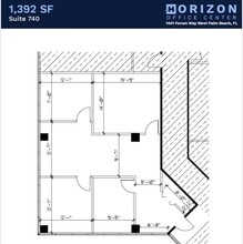 1401 Forum Way, West Palm Beach, FL à louer Plan d’étage– Image 1 sur 1