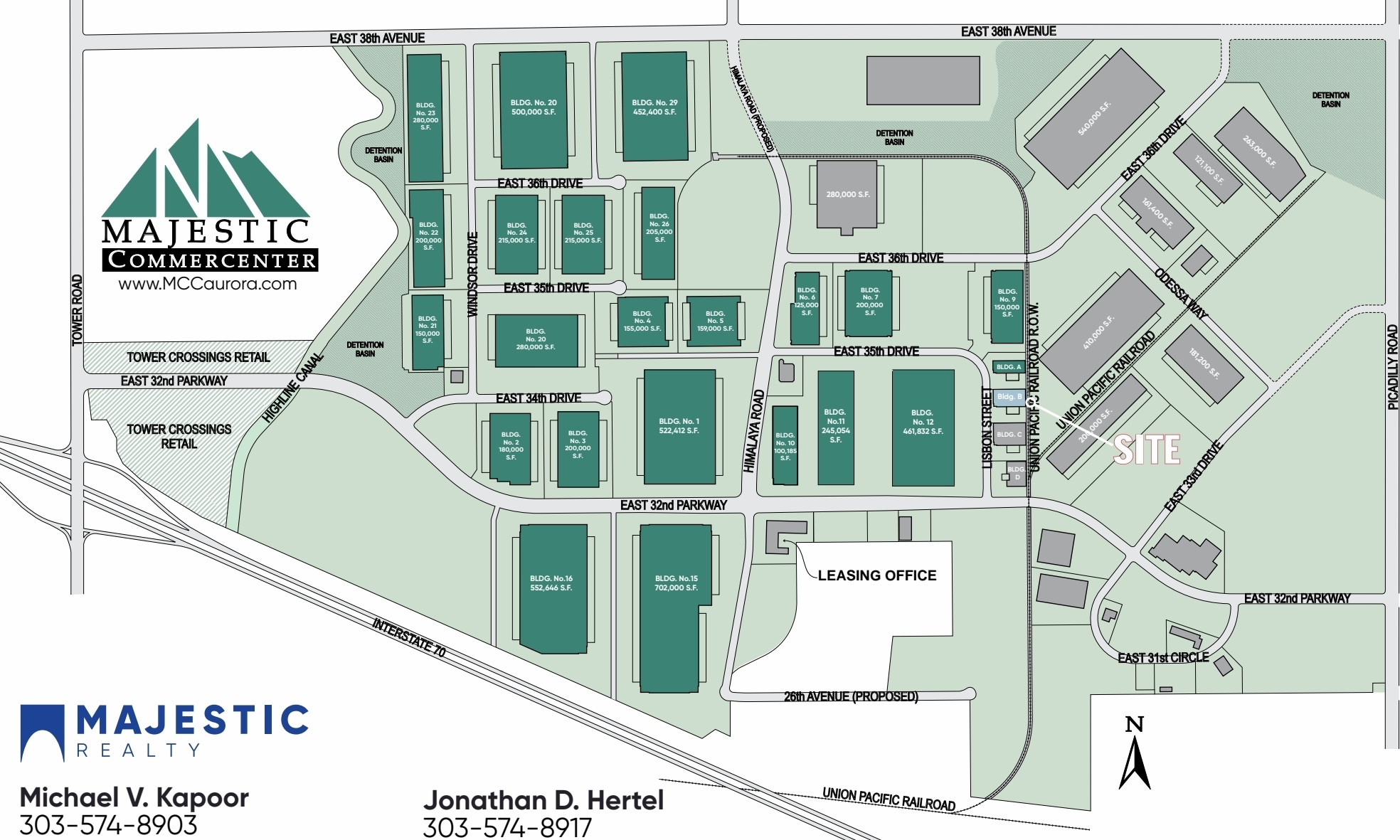 3420 Lisbon St, Aurora, CO à louer Plan de site– Image 1 sur 2
